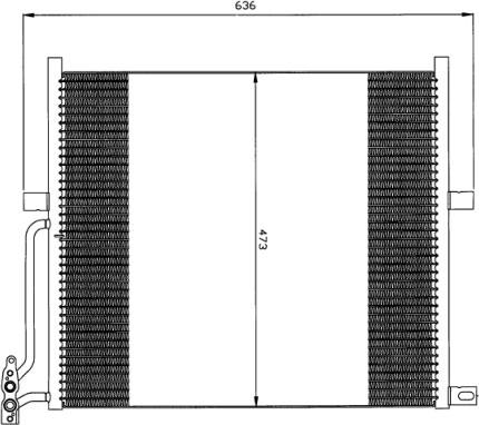 Waeco 8880400329 - Condenser, air conditioning autospares.lv