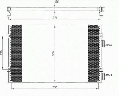 Waeco 8880400299 - Condenser, air conditioning autospares.lv