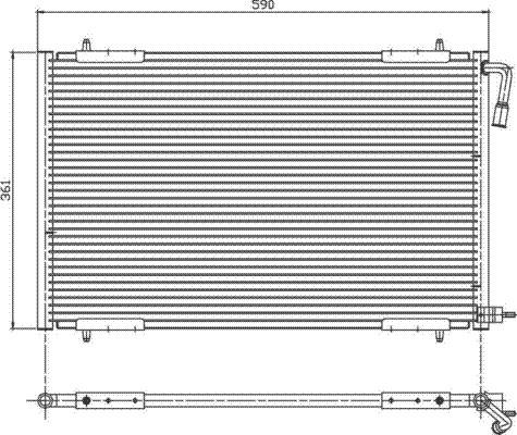 Waeco 8880400289 - Condenser, air conditioning autospares.lv