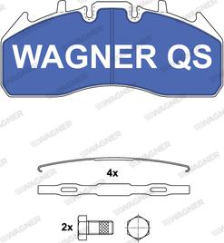 Wagner 2917404950 - Brake Pad Set, disc brake autospares.lv
