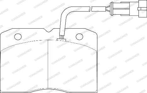 Wagner WBP29140A - Brake Pad Set, disc brake autospares.lv