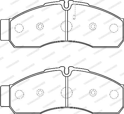 Wagner WBP29160C - Brake Pad Set, disc brake autospares.lv