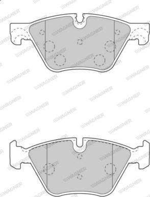 Wagner WBP24697A - Brake Pad Set, disc brake autospares.lv