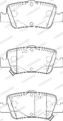 Wagner WBP24664A - Brake Pad Set, disc brake autospares.lv