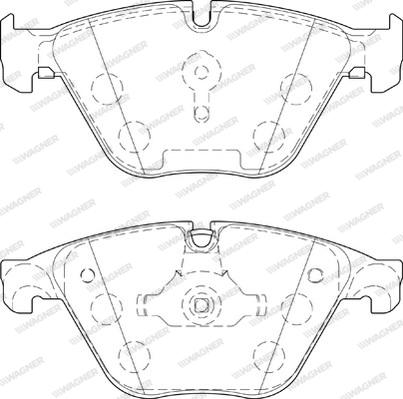 Wagner WBP24688A - Brake Pad Set, disc brake autospares.lv