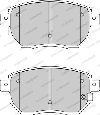 Wagner WBP24056A - Brake Pad Set, disc brake autospares.lv