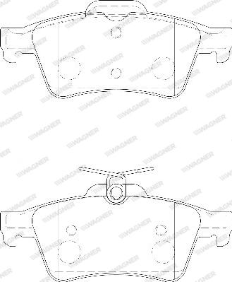 Wagner WBP24137A - Brake Pad Set, disc brake autospares.lv