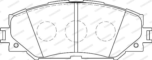 Wagner WBP24336A - Brake Pad Set, disc brake autospares.lv