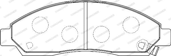 Wagner WBP24370A - Brake Pad Set, disc brake autospares.lv