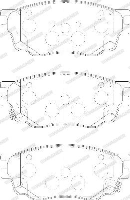 Wagner WBP24246A - Brake Pad Set, disc brake autospares.lv