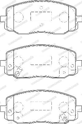 Wagner WBP24275A - Brake Pad Set, disc brake autospares.lv