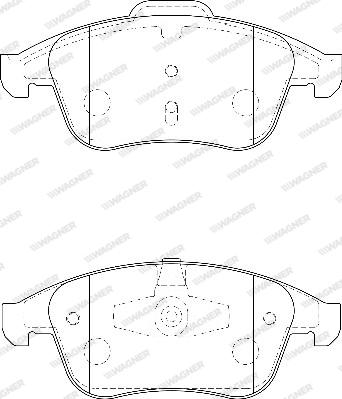 Remsa PCA138900 - Brake Pad Set, disc brake autospares.lv