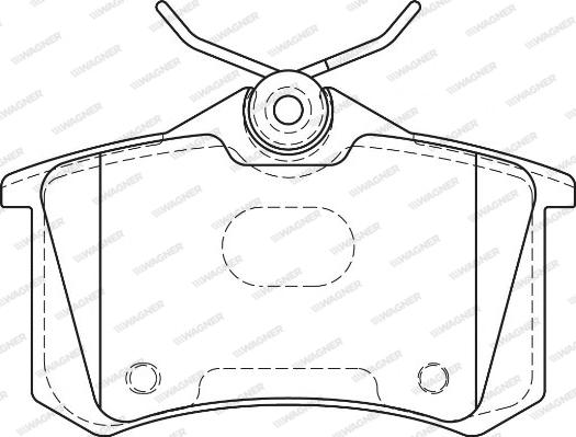 Wagner WBP20961H - Brake Pad Set, disc brake autospares.lv