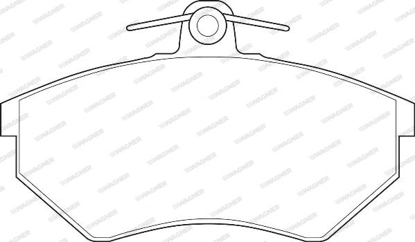 Wagner WBP20168A - Brake Pad Set, disc brake autospares.lv