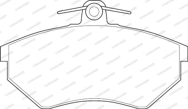 Wagner WBP20168B - Brake Pad Set, disc brake autospares.lv