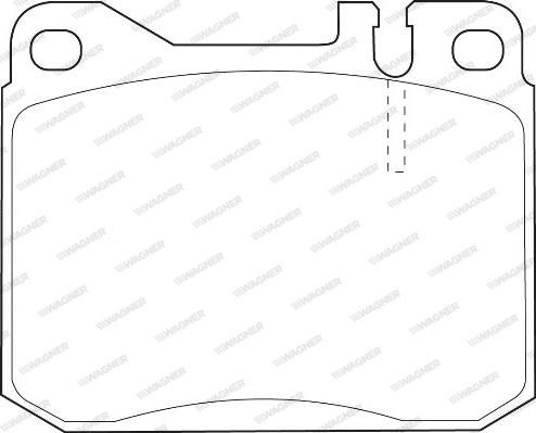 Wagner WBP20392A - Brake Pad Set, disc brake autospares.lv