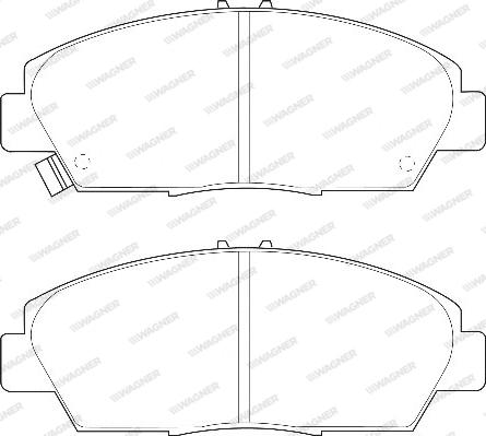 Wagner WBP21497A - Brake Pad Set, disc brake autospares.lv