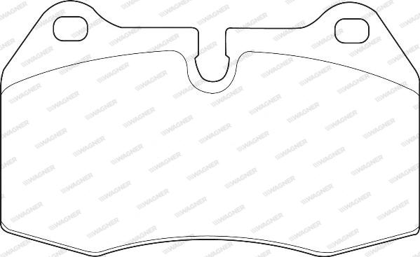 Wagner WBP21471A - Brake Pad Set, disc brake autospares.lv