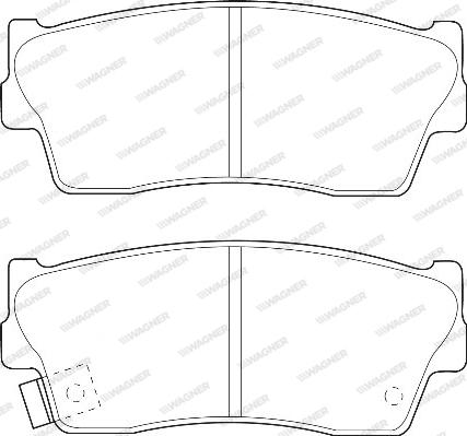 Wagner WBP21500A - Brake Pad Set, disc brake autospares.lv