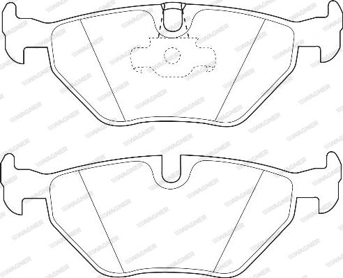 Wagner WBP21691A - Brake Pad Set, disc brake autospares.lv