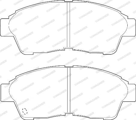 Wagner WBP21601A - Brake Pad Set, disc brake autospares.lv