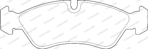 Wagner WBP21190A - Brake Pad Set, disc brake autospares.lv