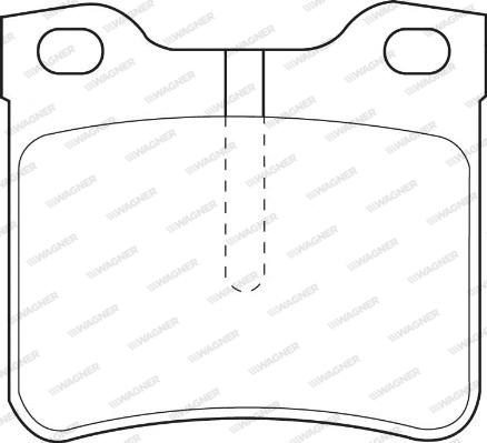 Wagner WBP21278C - Brake Pad Set, disc brake autospares.lv