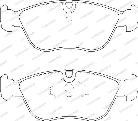 Wagner WBP21273A - Brake Pad Set, disc brake autospares.lv