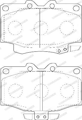 Wagner WBP21777A - Brake Pad Set, disc brake autospares.lv