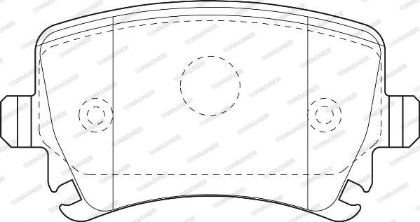 Wagner WBP23914A - Brake Pad Set, disc brake autospares.lv