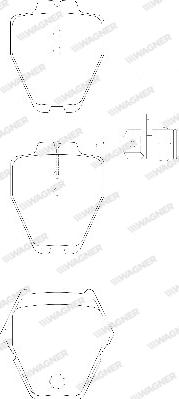 Wagner WBP23119A - Brake Pad Set, disc brake autospares.lv