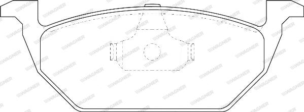 Wagner WBP23130B - Brake Pad Set, disc brake autospares.lv