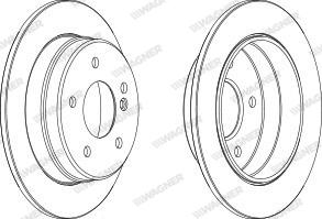 Ferodo DDF539 - Brake Disc autospares.lv