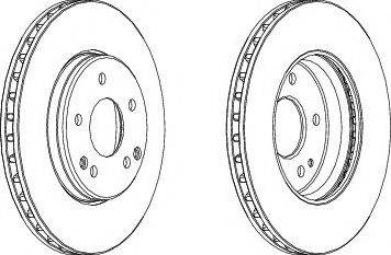 Mercedes-Benz 2034210312 - Brake Disc autospares.lv