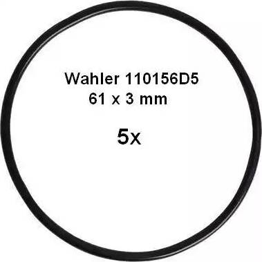 WAHLER 110156D5 - Gasket, EGR valve pipe autospares.lv