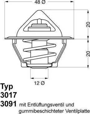 RIDER RD.1517489887 - Coolant thermostat / housing autospares.lv