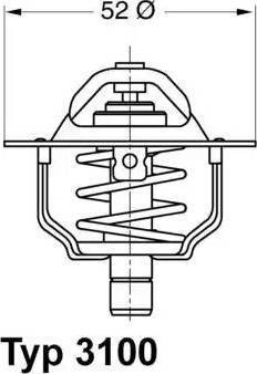 RIDER RD.1517597788 - Coolant thermostat / housing autospares.lv