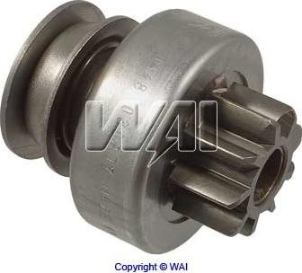 WAI 54-8100 - Pinion, bendix, starter autospares.lv