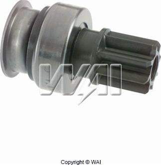 WAI 54-8323-ZEN - Pinion, bendix, starter autospares.lv