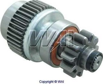 WAI 54-8251 - Pinion, bendix, starter autospares.lv