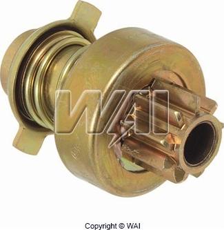 WAI 54-207-ZEN - Pinion, bendix, starter autospares.lv