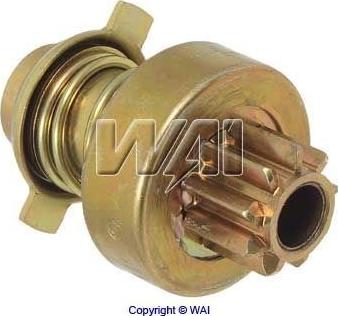 WAI 54-207 - Pinion, bendix, starter autospares.lv