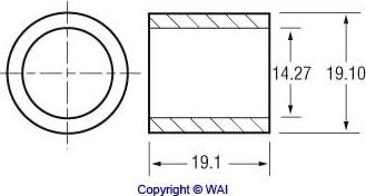 WAI 62-1504 - Bush, starter shaft autospares.lv