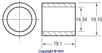 WAI 62-1504 - Bush, starter shaft autospares.lv