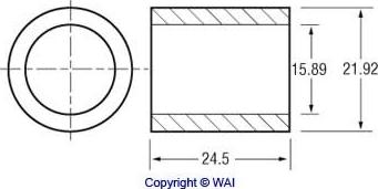 WAI 62-1600-7 - Bush, starter shaft autospares.lv