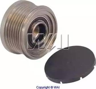 WAI 24-94261-7 - Pulley, alternator, freewheel clutch autospares.lv