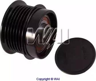 WAI 24-91108-4 - Pulley, alternator, freewheel clutch autospares.lv