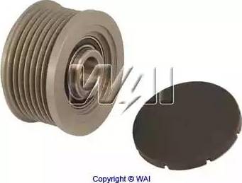 WAI 24-91307-7 - Pulley, alternator, freewheel clutch autospares.lv