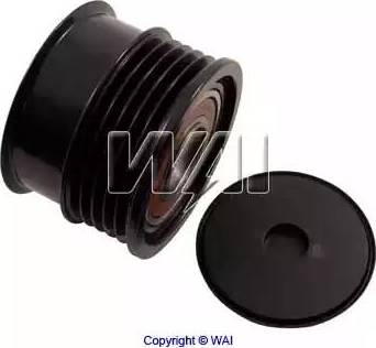 WAI 24-91312-4 - Pulley, alternator, freewheel clutch autospares.lv