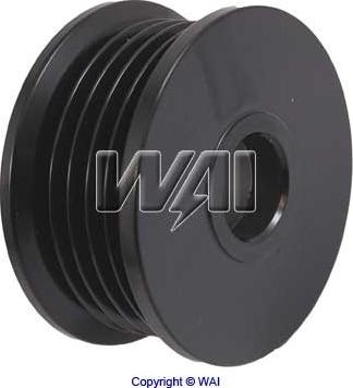 WAI 24-91333 - Pulley, alternator, freewheel clutch autospares.lv